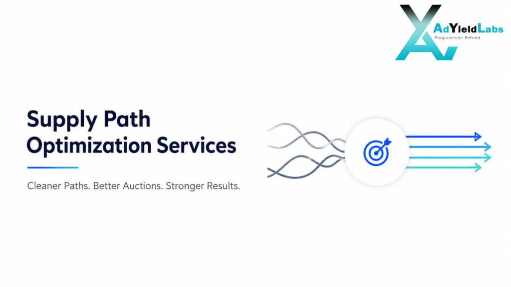 image with logo of adyield labs offering Supply Path Optimization (SPO) Services